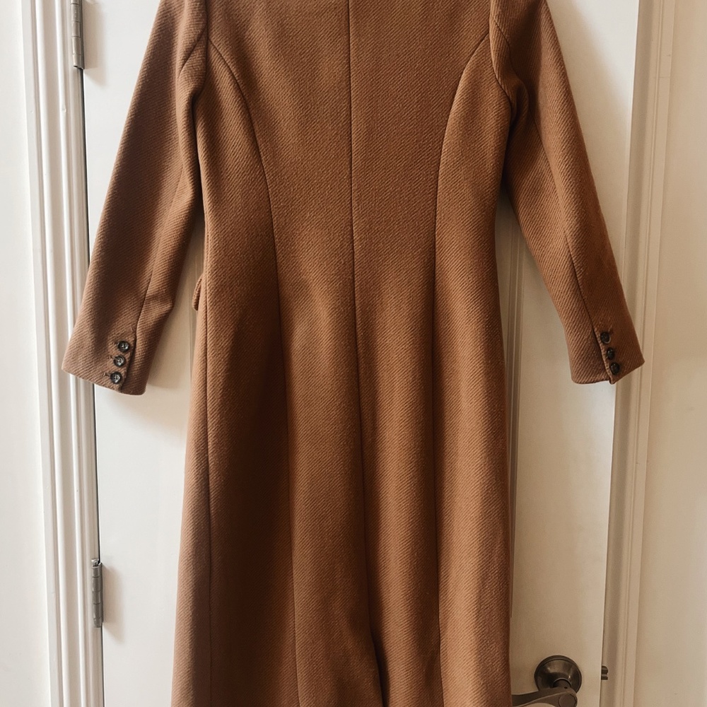 Favorite Daughter Simon Double Breasted Pea Coat Camel Brown - Picture 3 of 3
